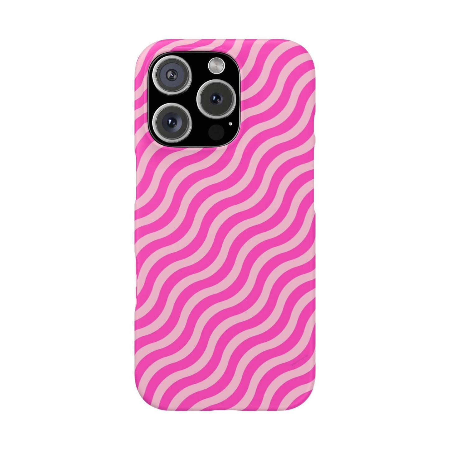 Waveicious Pink Snap iPhone Cases