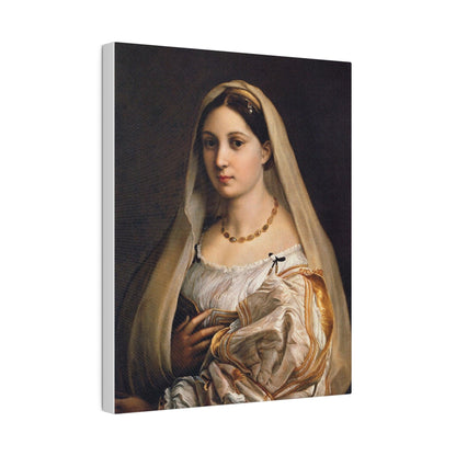 Raphael's Woman with a veil (La Donna Velata) (1516) - Matte Canvas, Stretched, 0.75"