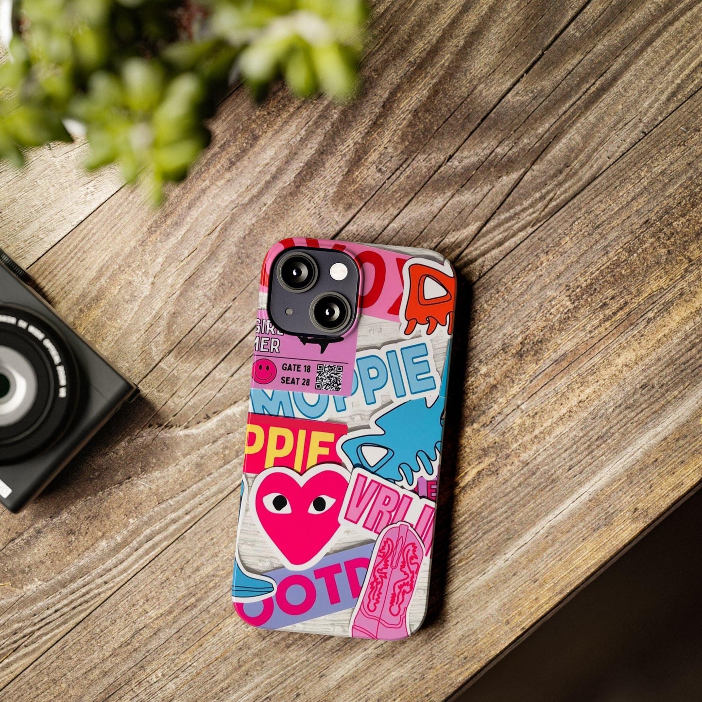 Sticker Frenzy Pop iPhone Cases