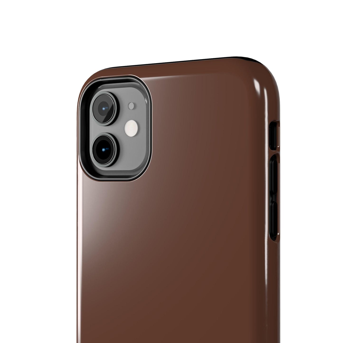 The Basics Coffee Brown iPhone Cases - The Basics Collection