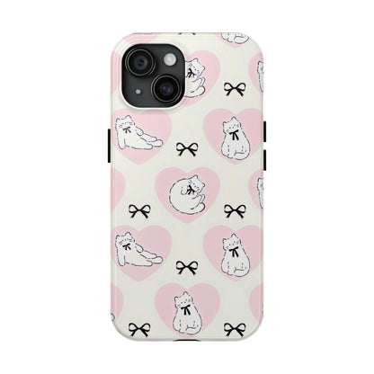 Kitty Love Affair Tough iPhone Cases