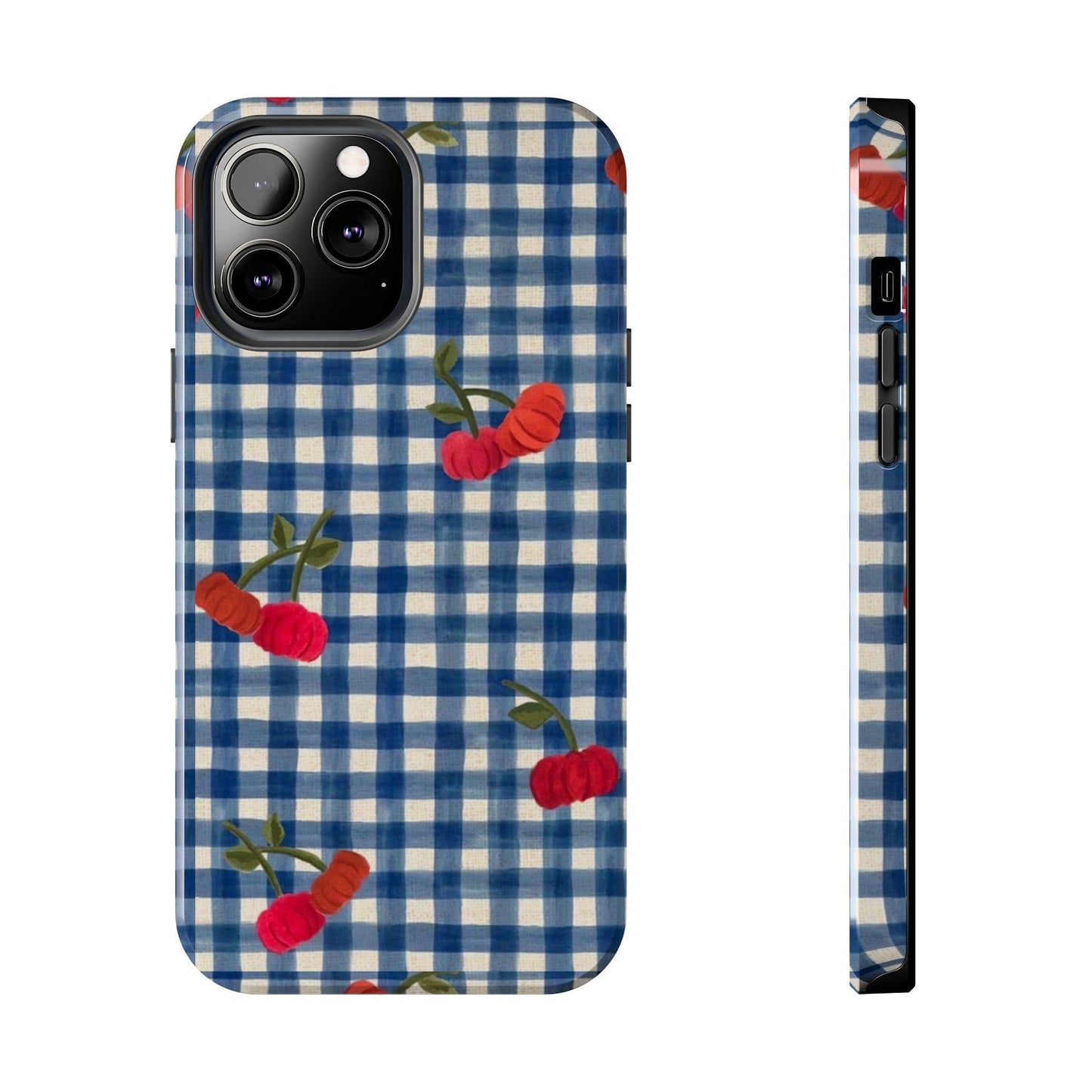 Charming Gingham Tough iPhone Cases