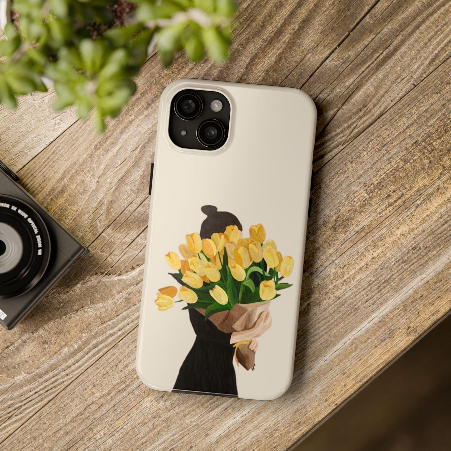 Golden Blooms: Femme Elegance Edition Tough Phone Cases