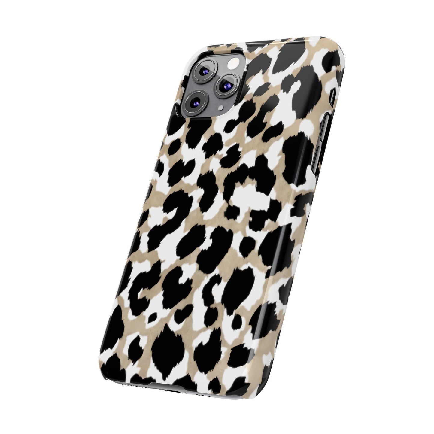 Savanna Noir Spots Slim iPhone Cases