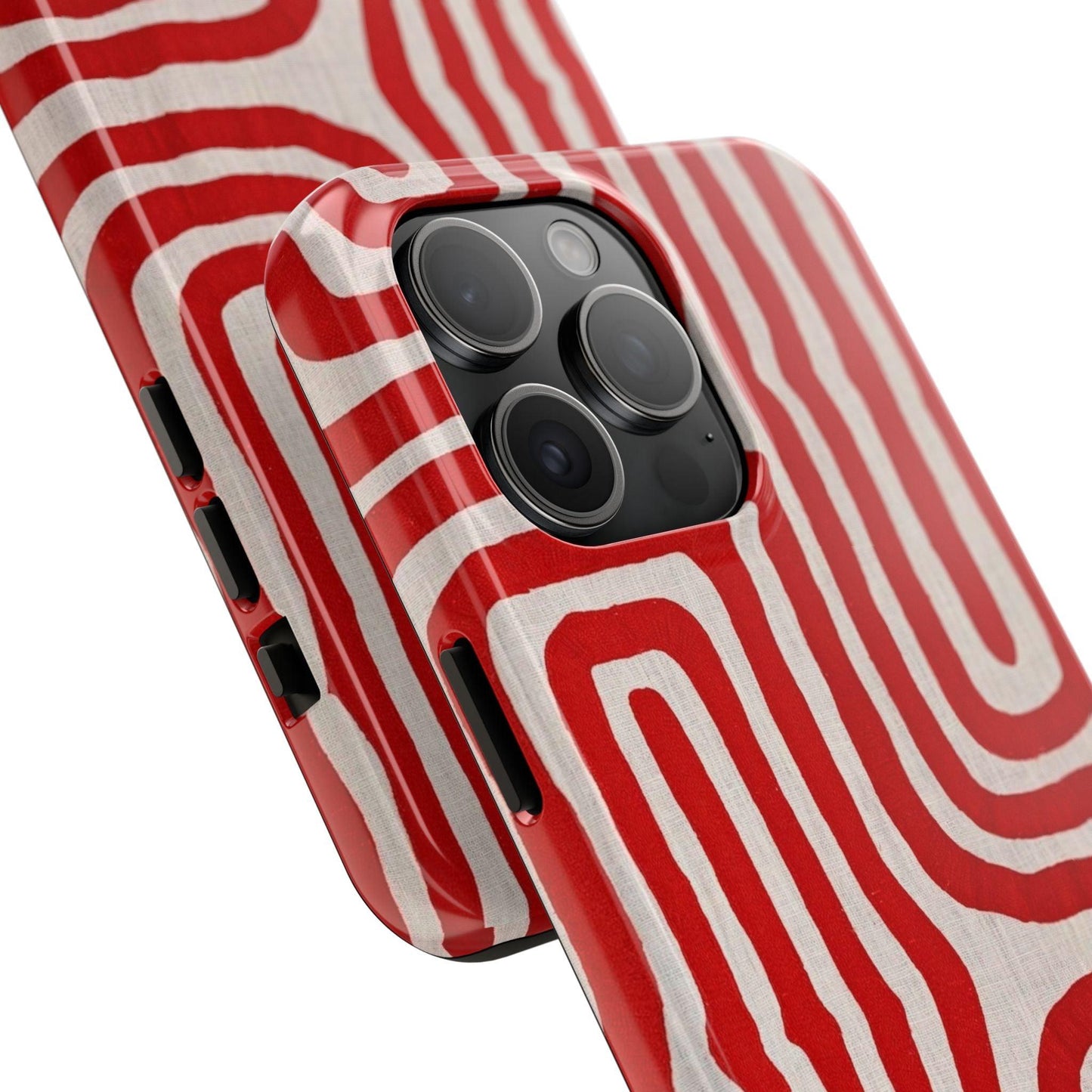 Scarlet Labyrinth Tough iPhone Cases