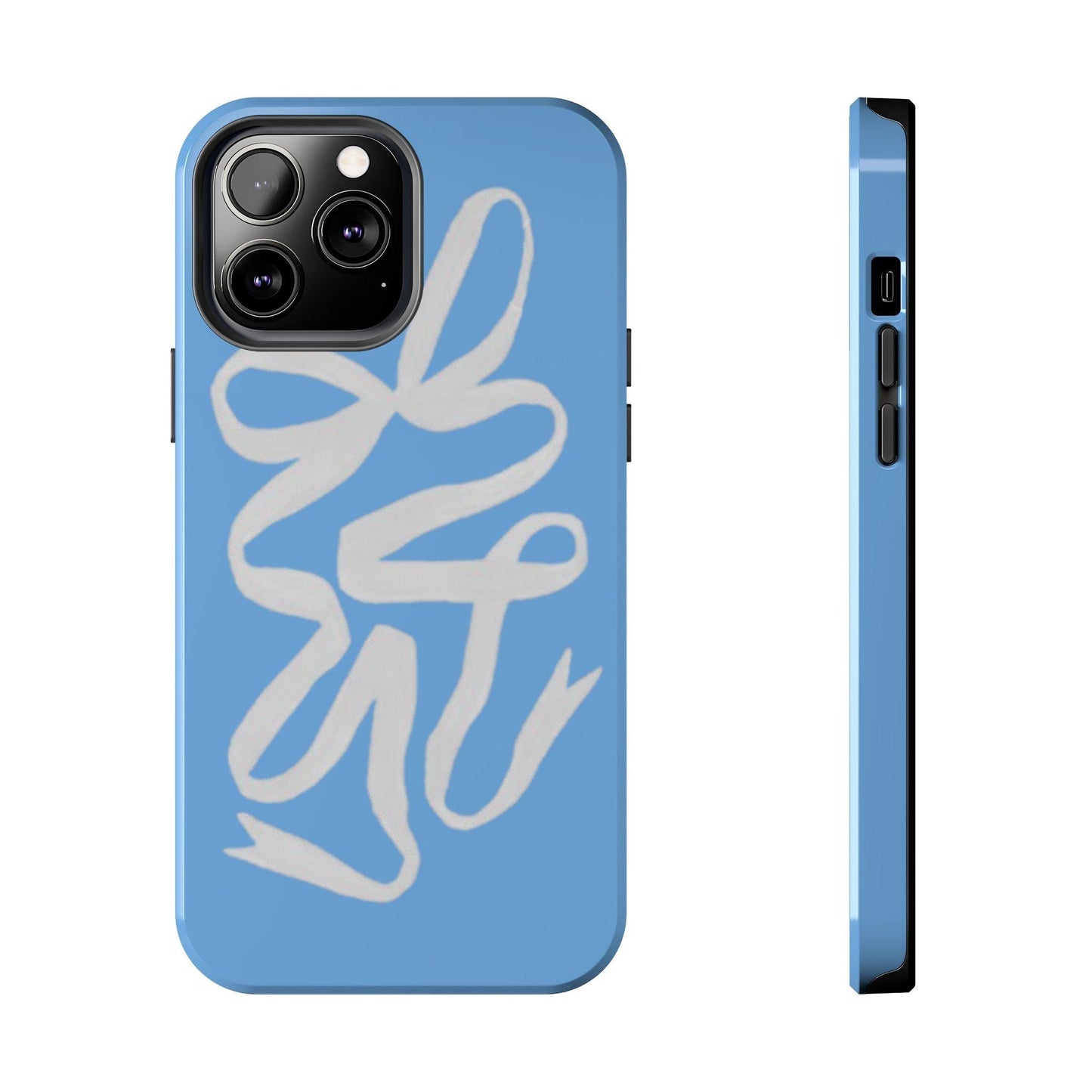 Bow in Blue Cute iPhone Cases