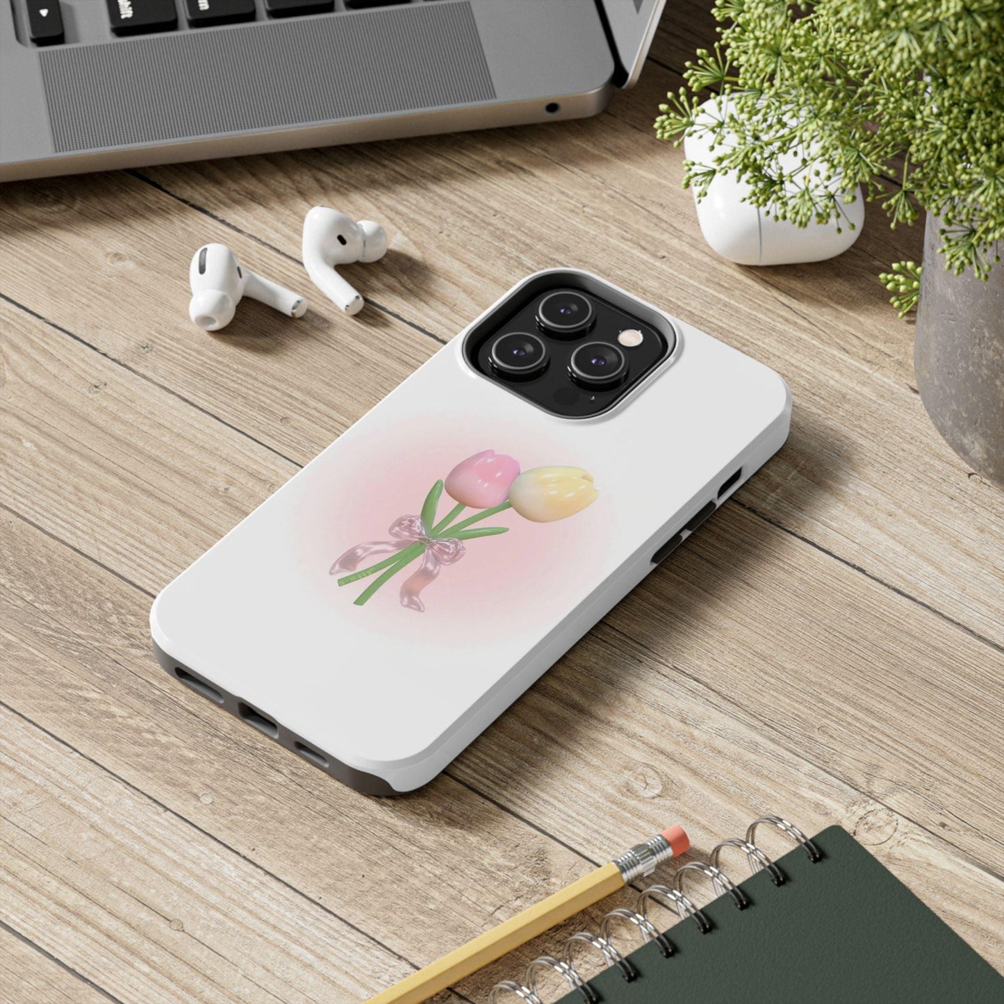 The Tulips Treasure Tough iPhone Cases