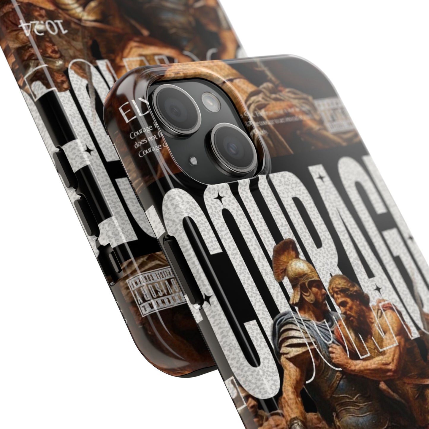 Courage Battle Scene iPhone Cases