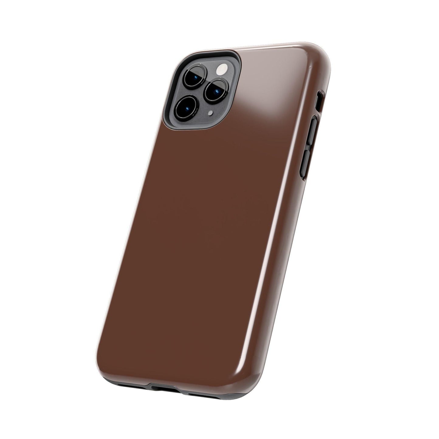 The Basics Coffee Brown iPhone Cases - The Basics Collection