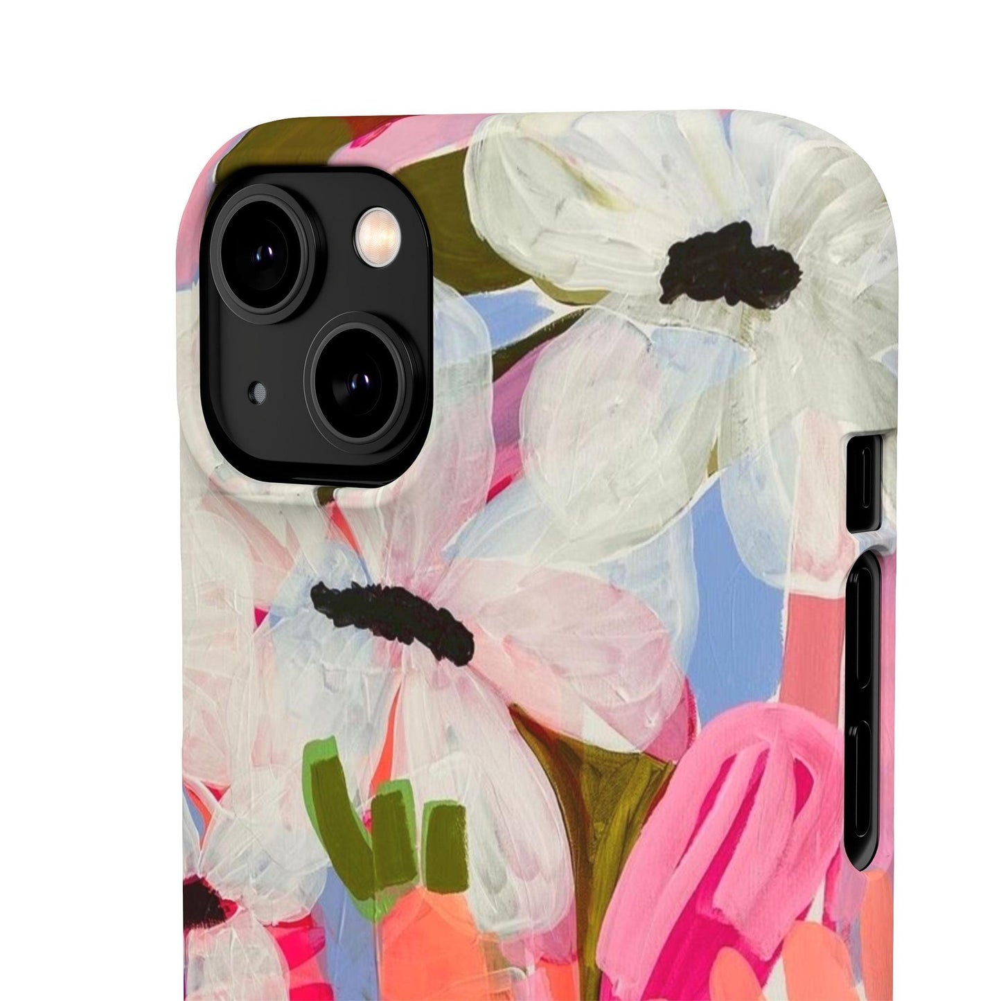 Blossoming Grace Floral Snap iPhone Cases