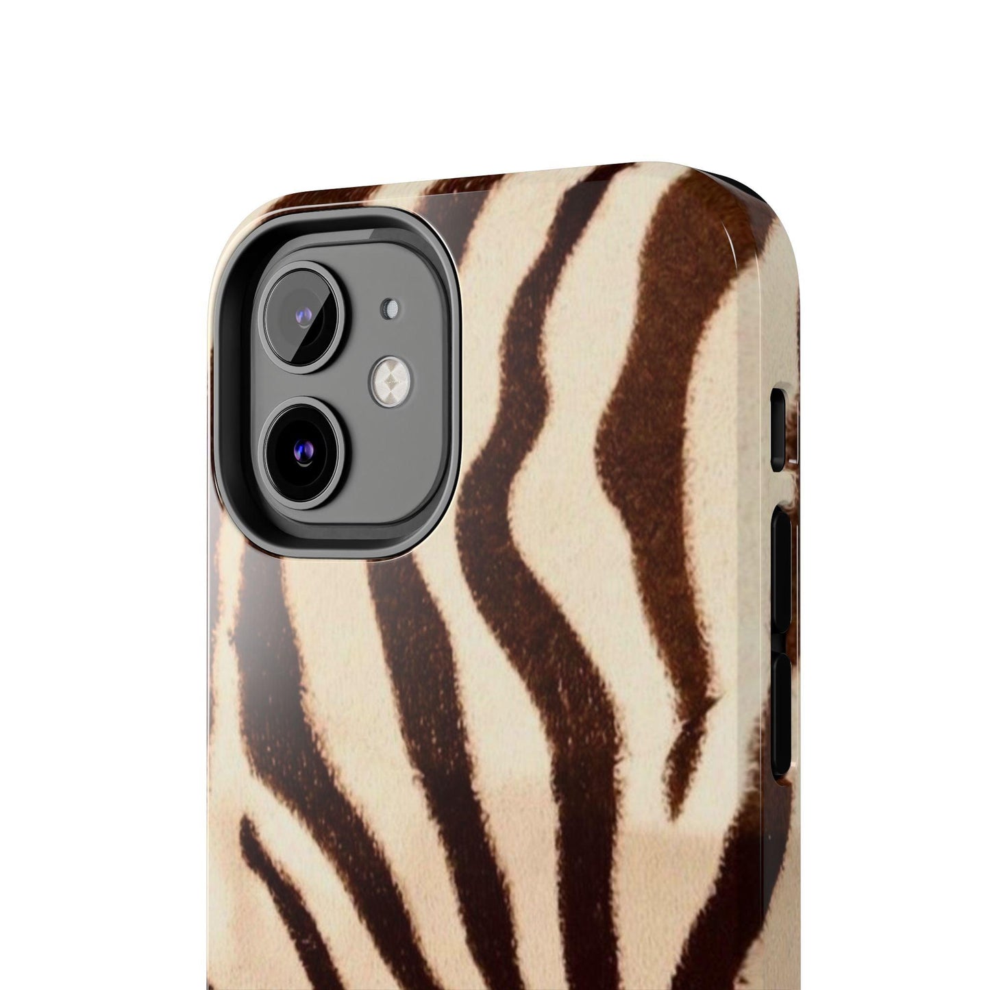 Taupe Twilights Stripe Tough iPhone Cases