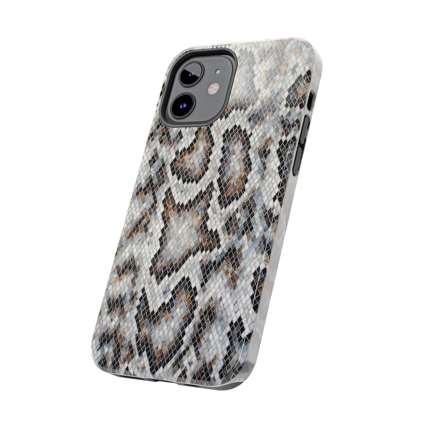 Crawler in Grey Mosaic Tough iPhone Cases