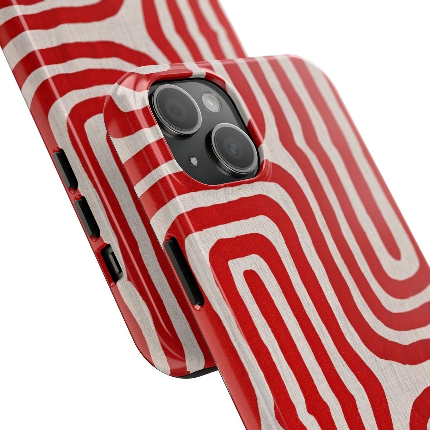 Scarlet Labyrinth Tough iPhone Cases