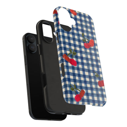 Charming Gingham Tough iPhone Cases