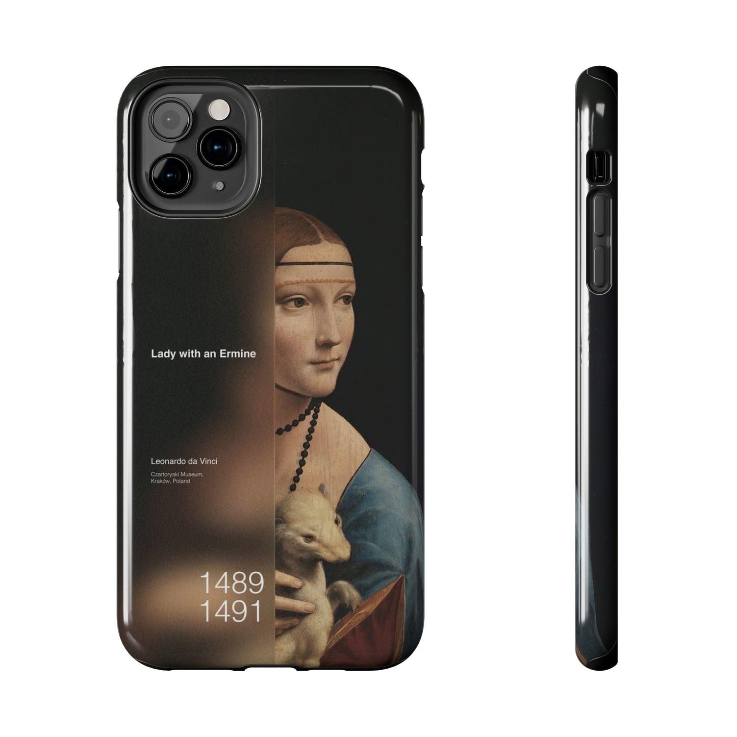 Da Vinci's Ermine Elegance Tough iPhone Cases