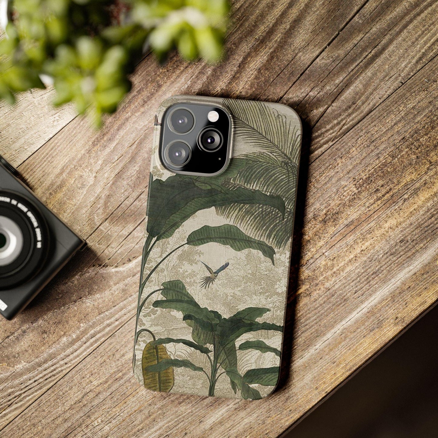 Tropical Paradise Vintage Charm iPhone Cases