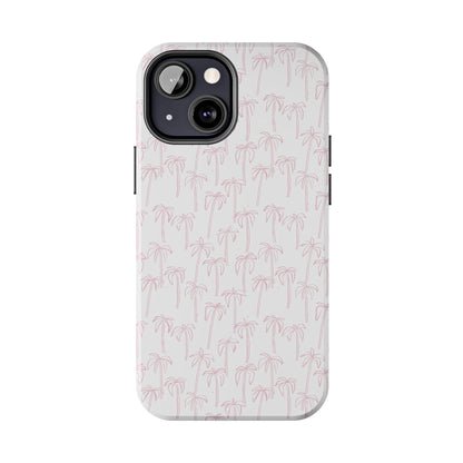 Pink Palm Trees iPhone Cases