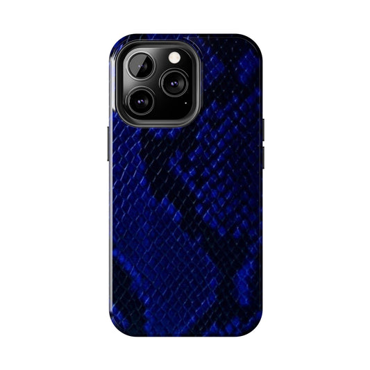 The Nocturnal Crawler Tough iPhone Cases in Midnight Blue