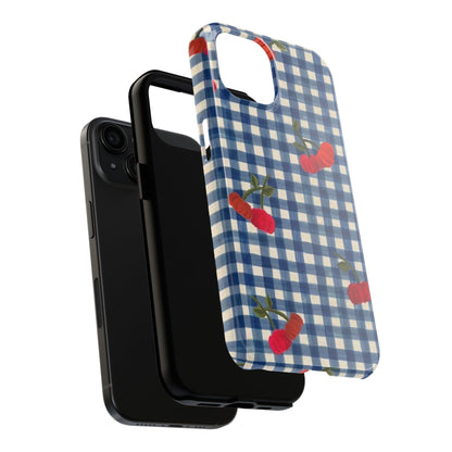 Charming Gingham Tough iPhone Cases