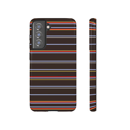 Chocolate Citylines Striped Phone Case