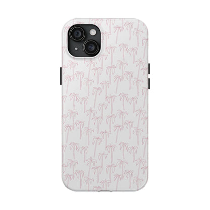 Pink Palm Trees iPhone Cases