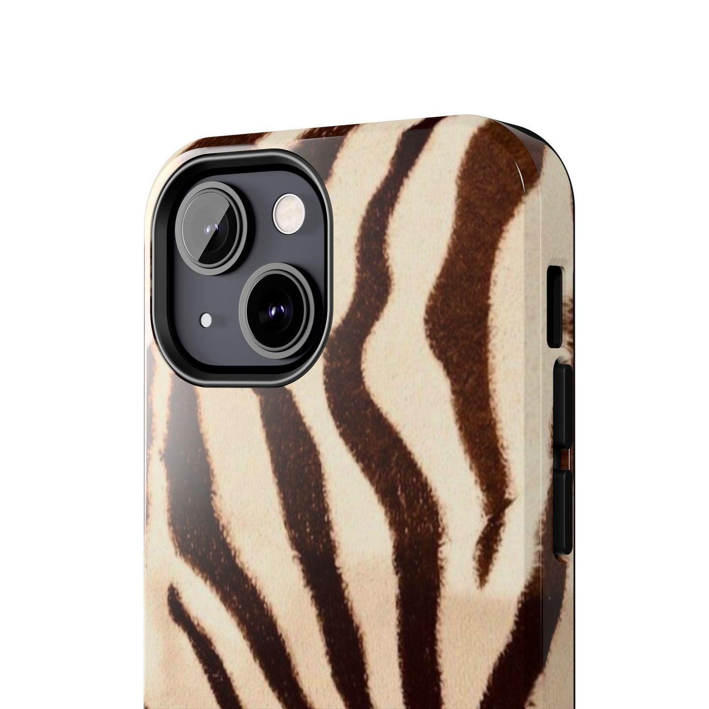 Taupe Twilights Stripe Tough iPhone Cases