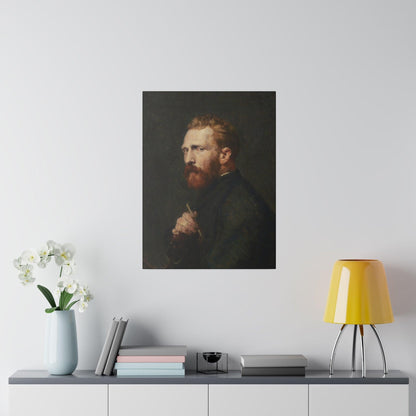 John Russell's Portrait of Vincent van Gogh (1886) - Matte Canvas, Stretched, 0.75"