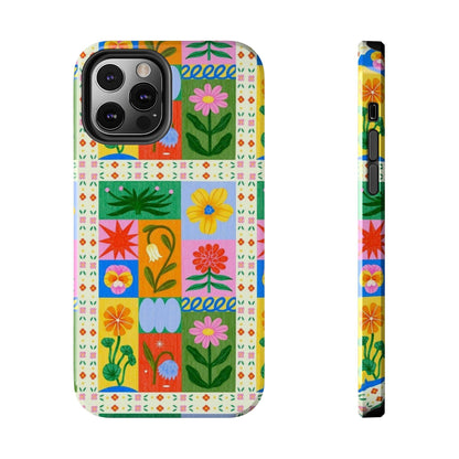 Flower Garden Paradise Tough iPhone Cases