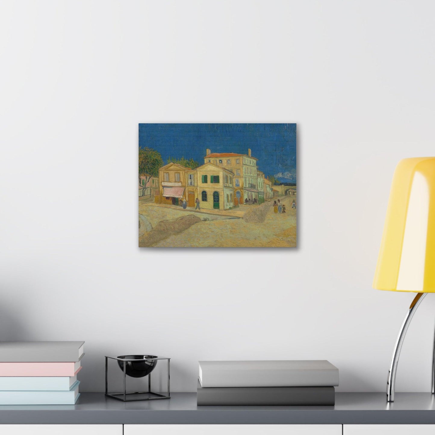 The Yellow House by Vincent Van Gogh - Canvas Gallery Wraps