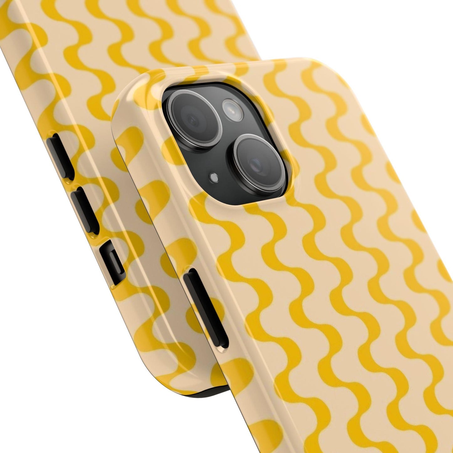 Yellow Dancing Dunes Tough iPhone Cases