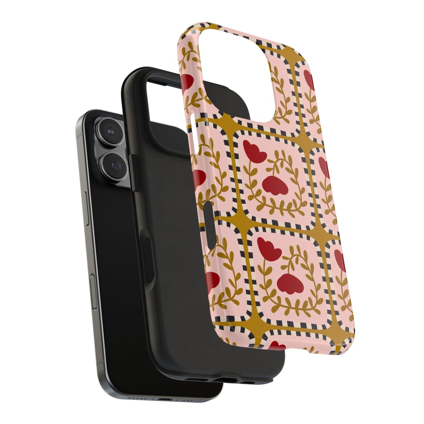 Floral Quirkiness Designer Tough iPhone Cases