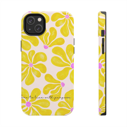 Sunshine Floral Tough iPhone Cases