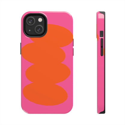 Pink Tangerine Blush Tough iPhone Cases