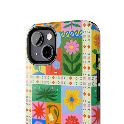 Flower Garden Paradise Tough iPhone Cases