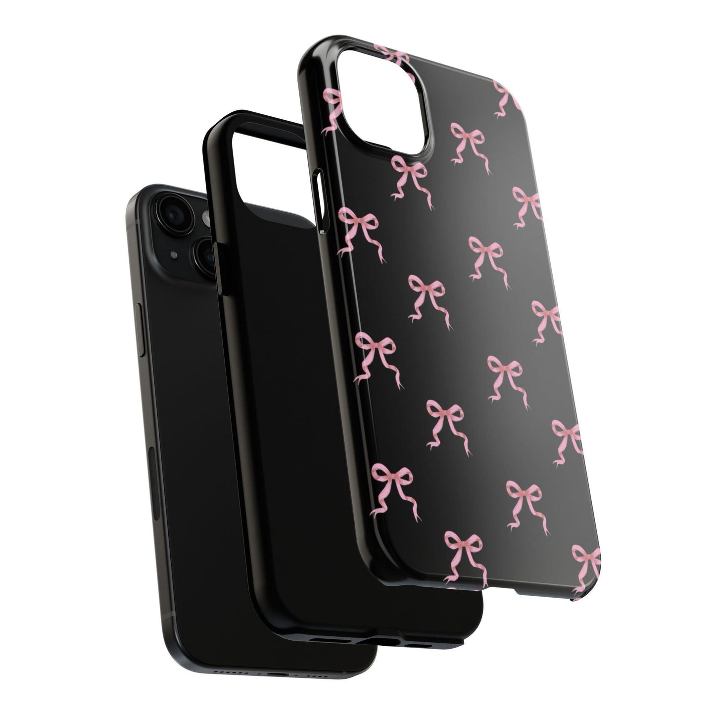 Pink Ribbon Charm iPhone Tough Case