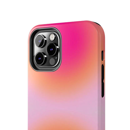 Sunset Glow Tough iPhone Cases with dual layer protection