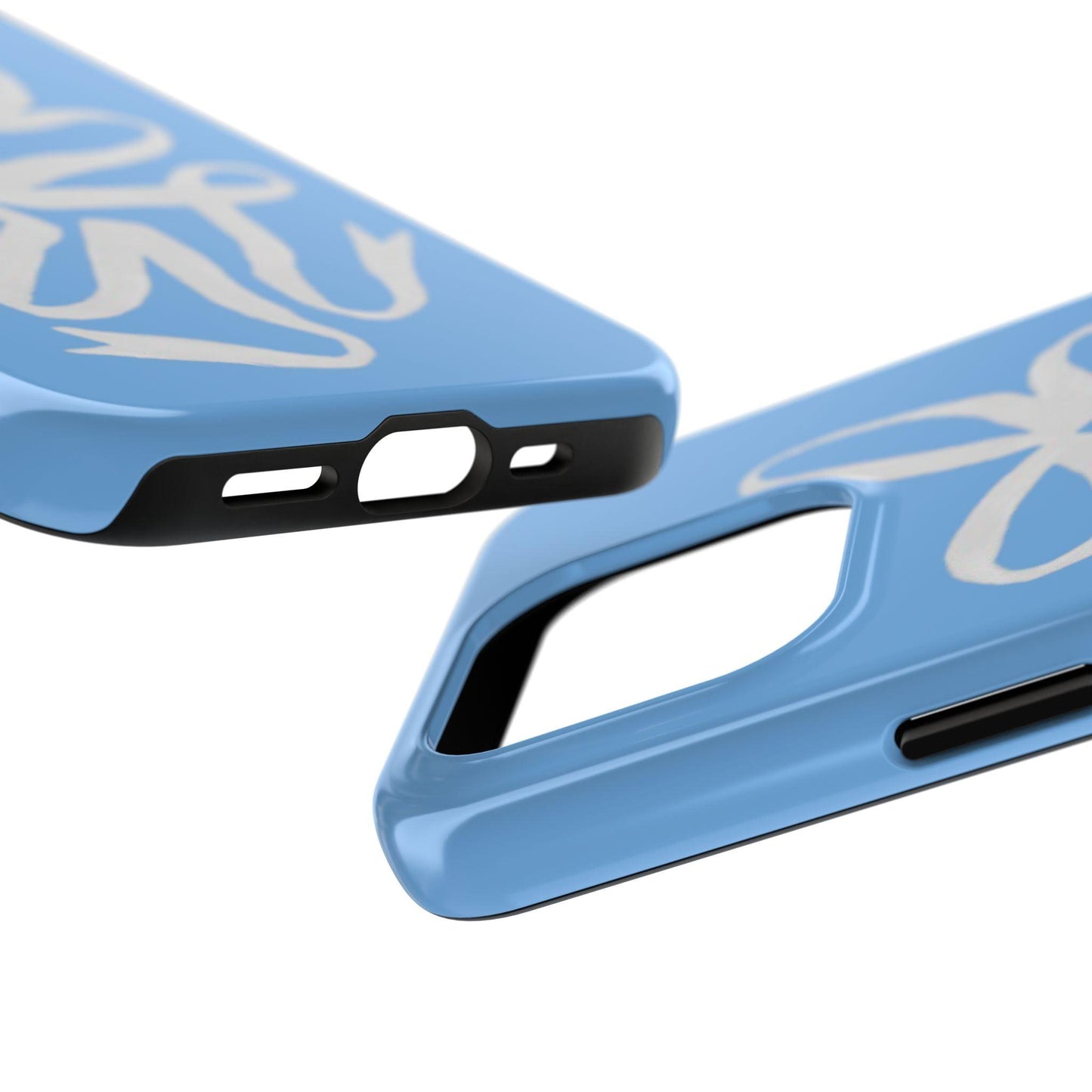 Bow in Blue Cute iPhone Cases