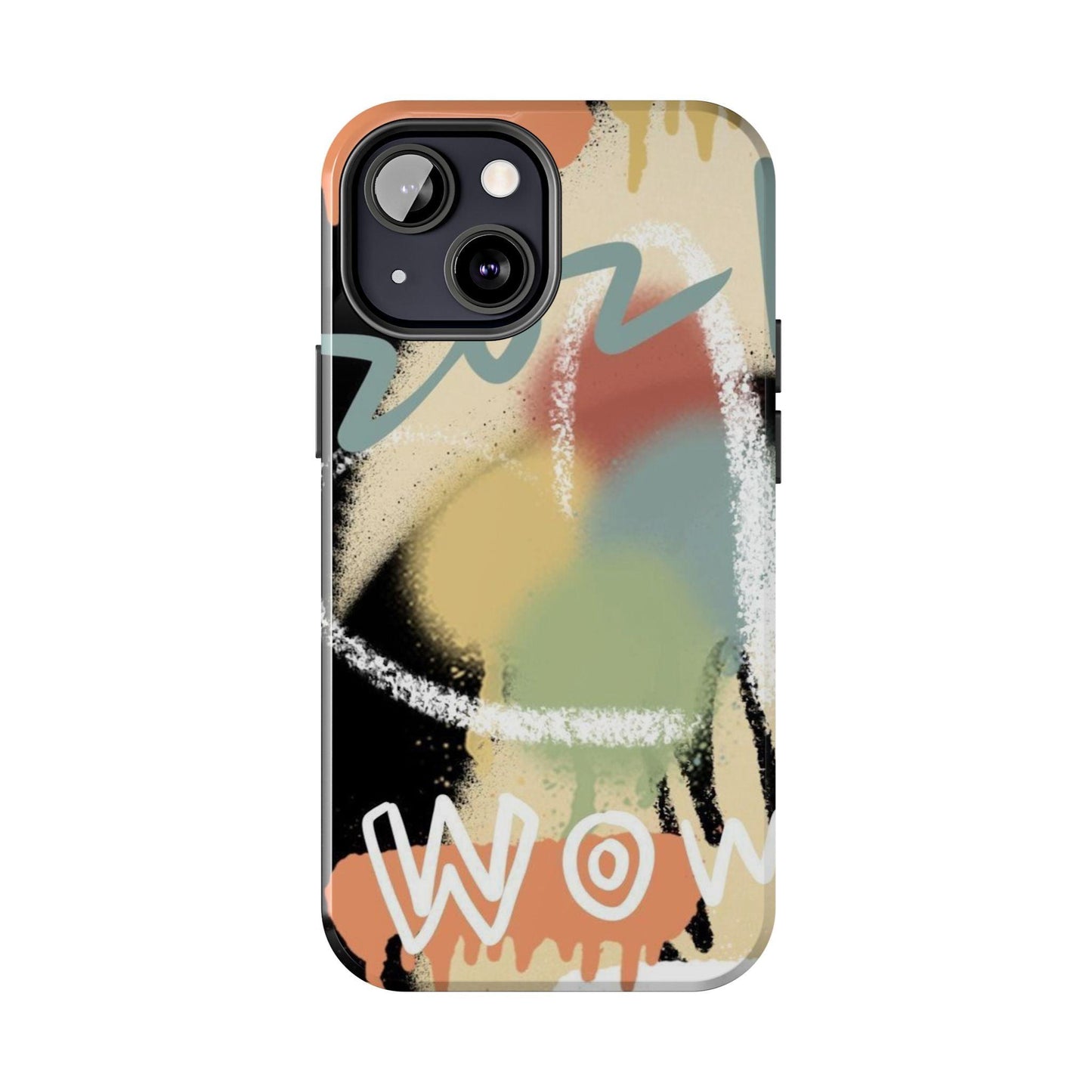 Abstract Splash: Wow Edition Tough iPhone Cases