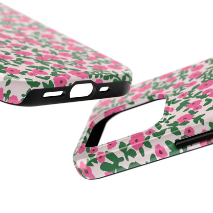 Spring Edition Pink Floral Tough iPhone Cases