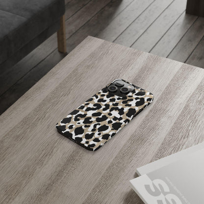 Savanna Noir Spots Slim iPhone Cases