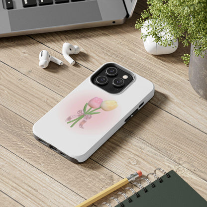 The Tulips Treasure Tough iPhone Cases