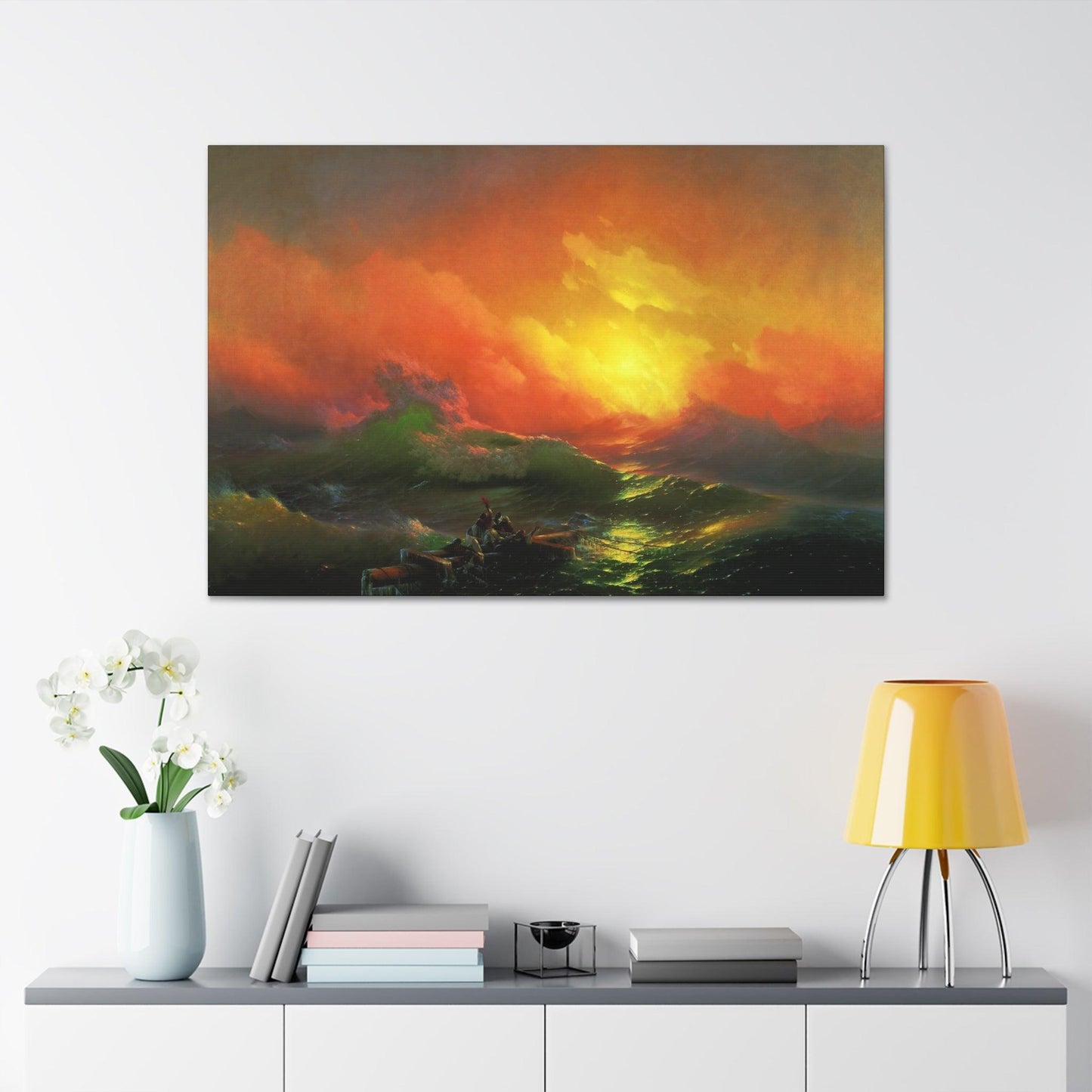 The Ninth Wave by Aivazovsky, Ivan - Canvas Gallery Wraps