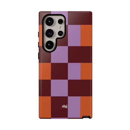 Plum Patchwork Phone Case