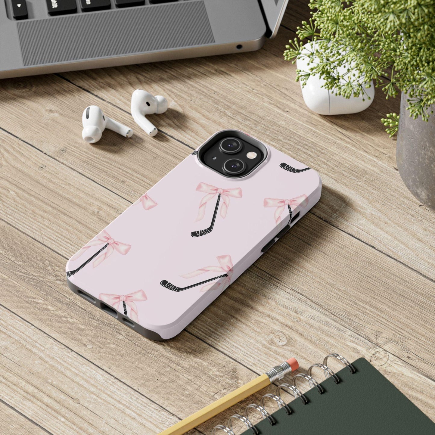 Blush & Puck Elegance Tough iPhone Cases