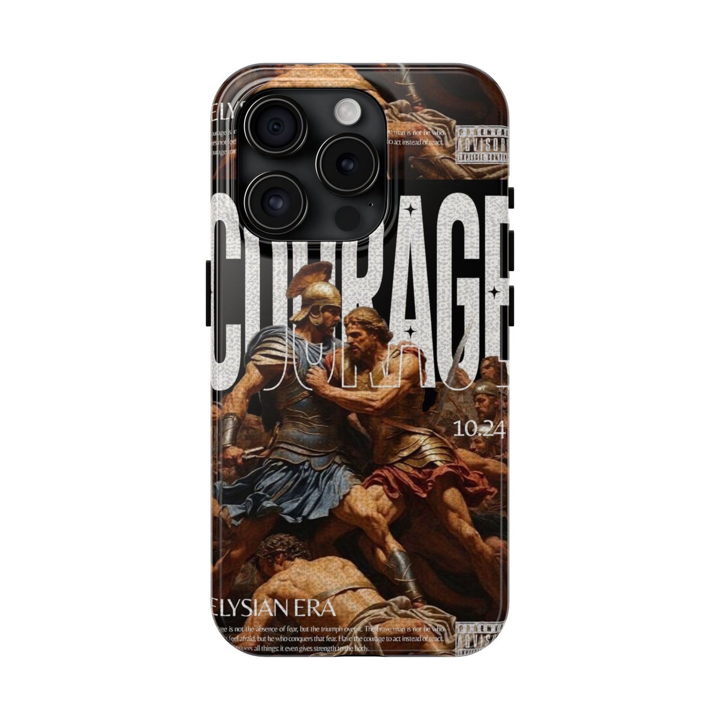 Courage Battle Scene iPhone Cases