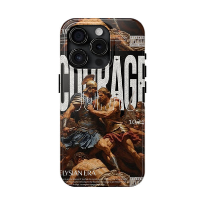 Courage Battle Scene iPhone Cases