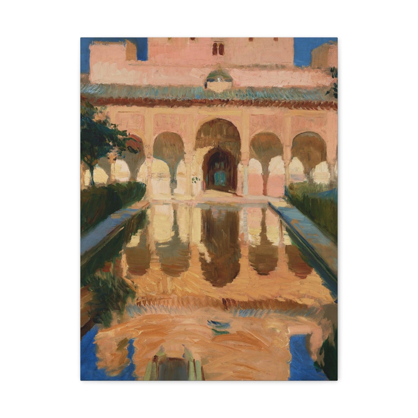 Hall of the Ambassadors, Alhambra, Granada by Joaquín Sorolla y Bastida - Canvas Gallery Wraps