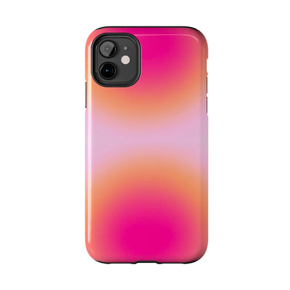 Sunset Glow Tough iPhone Cases with dual layer protection