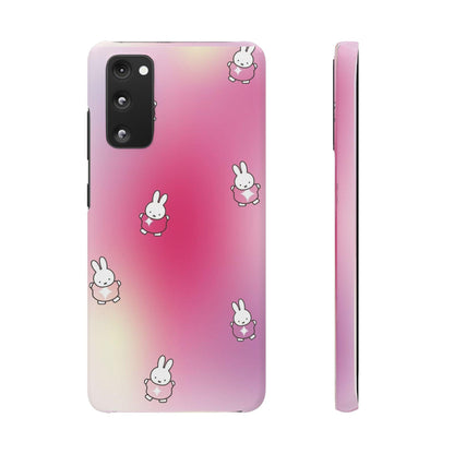 The Bunny Aura Pink Snap Cases