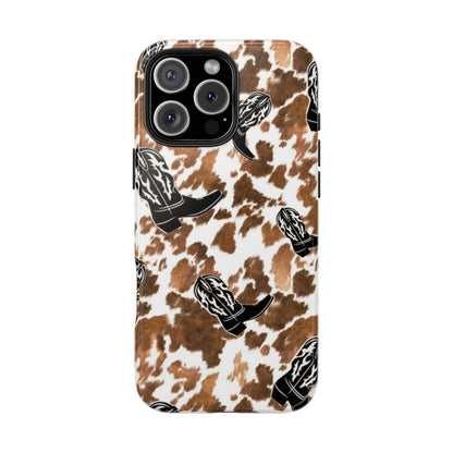 Moo & Boots Mania Tough iPhone Cases